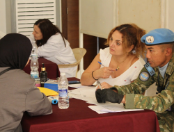 Satgas Cimic Xxxi-P/Unifil Layani Kesehatan Lansia di Tyre Lebanon